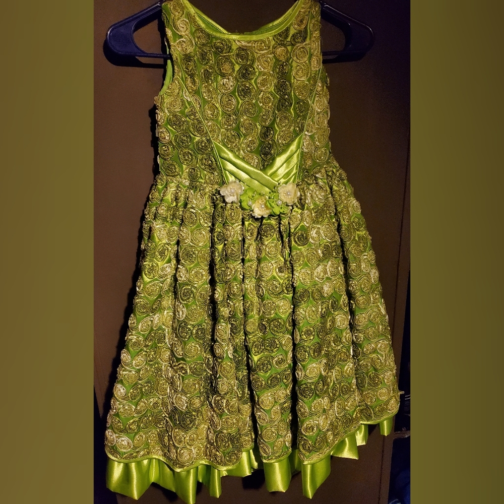 Green Formal Children's Dress